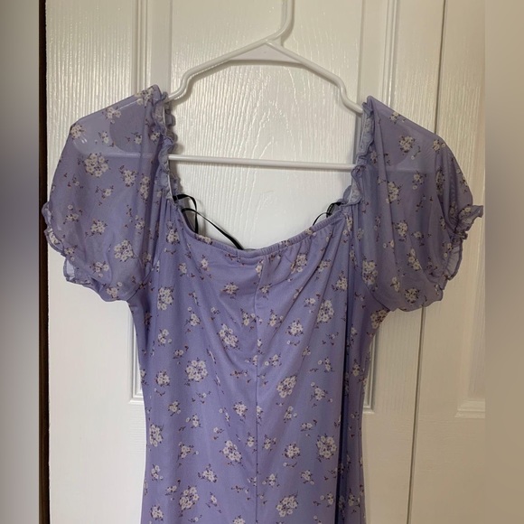 Forever 21 Purple Floral Dress - Picture 4 of 5